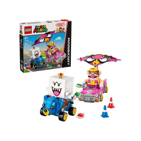 Lego Super Mario Mario Kart - Wario En King Boo 72038