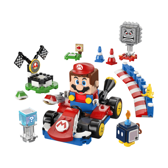 Lego Super Mario Mario Kart - Interactieve Mario En Standaardkart 72043