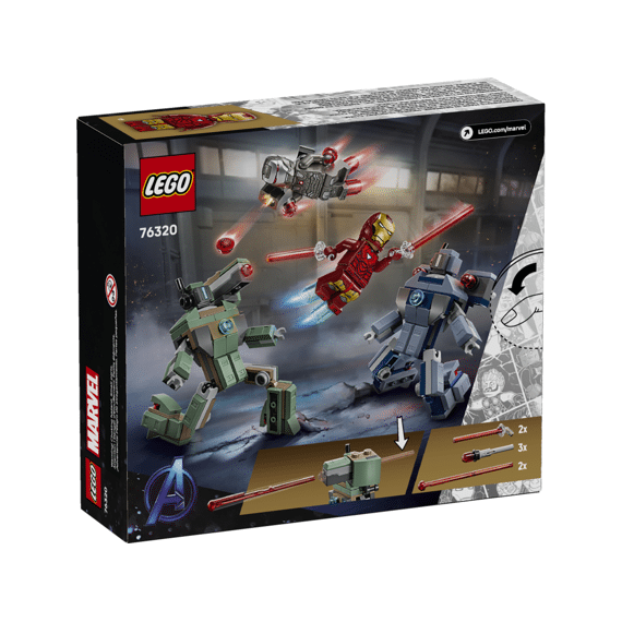 Lego Super Heroes Marvel Iron Man En War Machine Vs. Hammer Drones 76320