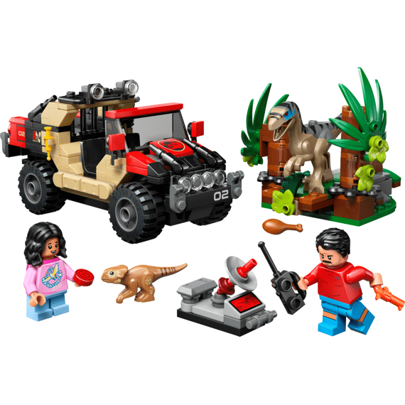 Lego Jurassic World Offroad Raptorontsnapping 76972