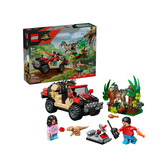 Lego Jurassic World Offroad Raptorontsnapping 76972