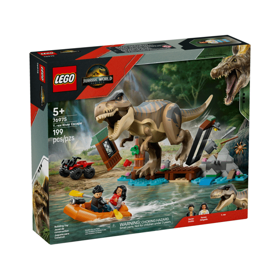 Lego Jurassic World T. Rex Rivierontsnapping 76975