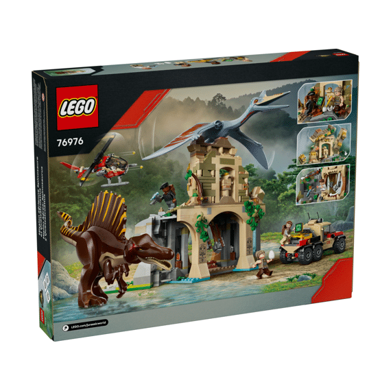 Lego Jurassic World Spinosaurus En Quetzalcoatlus Luchtmissie 76976