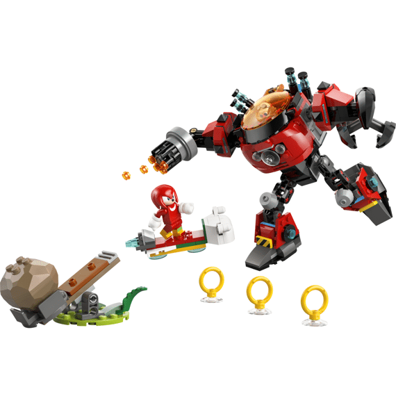 Lego Sonic Knuckles Vs. Dr. Eggman Egg Crusher Mecha 77005