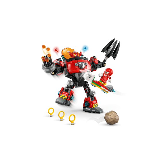 Lego Sonic Knuckles Vs. Dr. Eggman Egg Crusher Mecha 77005