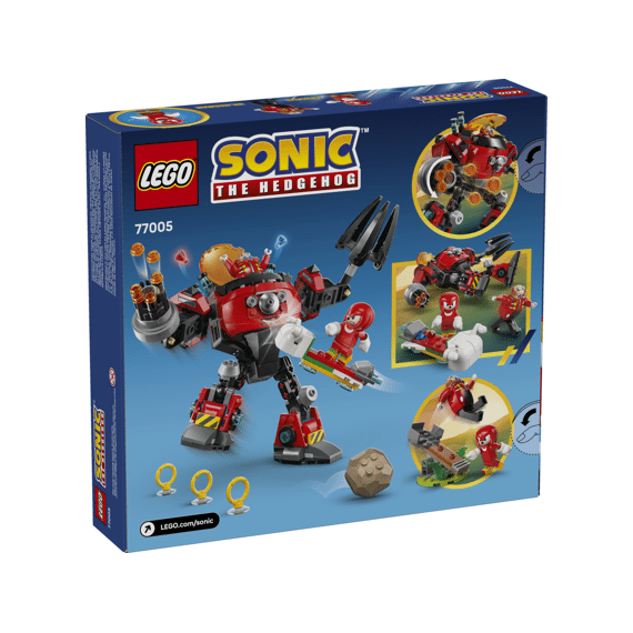 Lego Sonic Knuckles Vs. Dr. Eggman Egg Crusher Mecha 77005