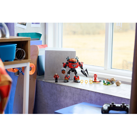 Lego Sonic Knuckles Vs. Dr. Eggman Egg Crusher Mecha 77005