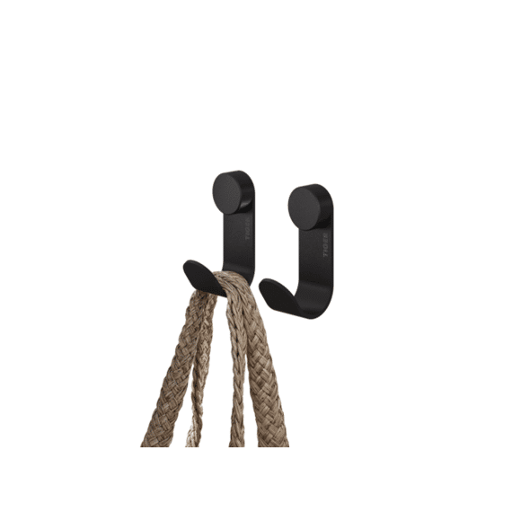 Tiger Gravity Haak (2 Stuks) Mat Zwart