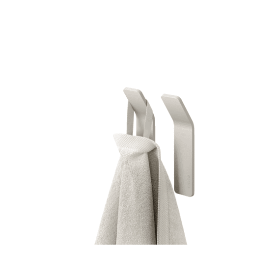 Tiger Single Handdoekhaak (2 Stuks) Greige