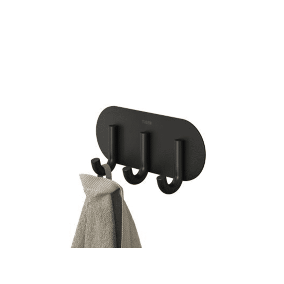 Tiger Classic Handdoekhaak Multi Mat Zwart