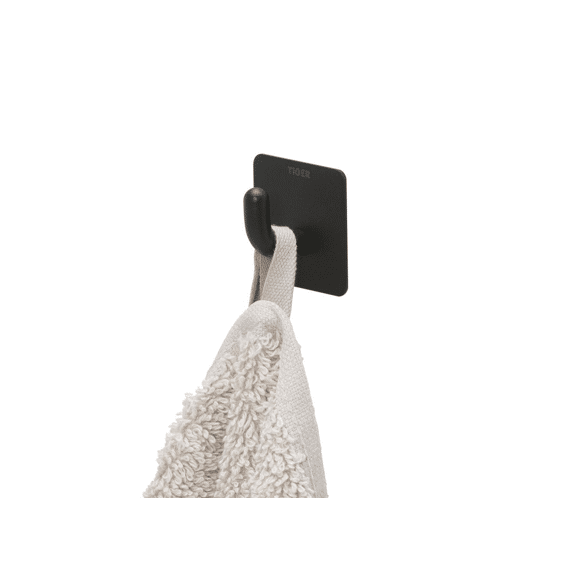 Tiger Pinky Handdoekhaak Zwart Mat