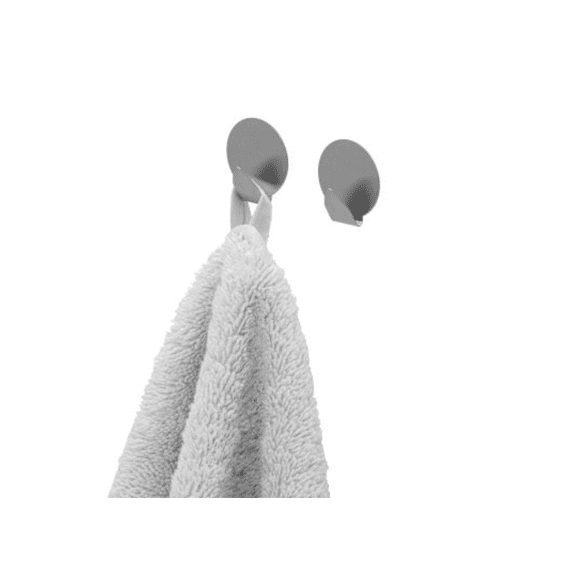 Tiger Baseline Handdoekhaak Klein Rvs Geborsteld (2 Stuks)