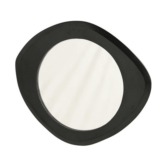 Spiegel 70x3x60cm Geometrisch Mangohout Black