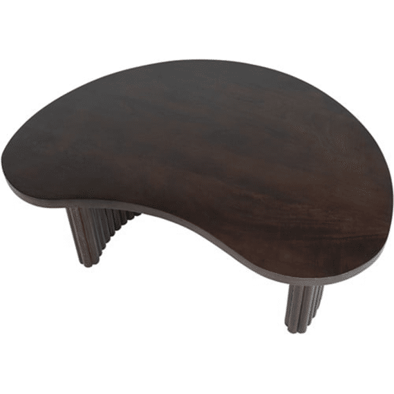 Salontafel Firenze 85x60x37cm Boon Vorm Mangohout Walnut Brown Gelakt