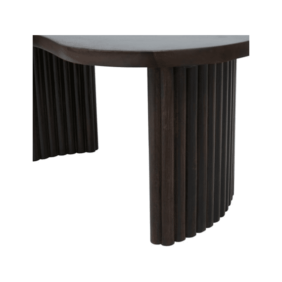 Salontafel Firenze 125x80x43cm Boon Vorm Mangohout Walnut Brown Gelakt