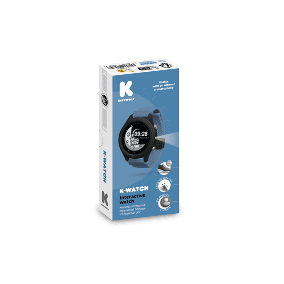 Kidywolf K-watch - Multifunction Smartwatch No Games - Blauw