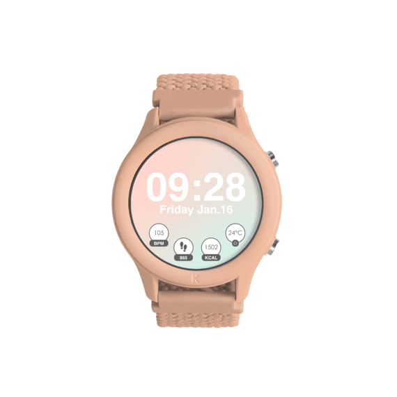 Kidywolf K-watch - Multifunction Smartwatch No Games - Coral