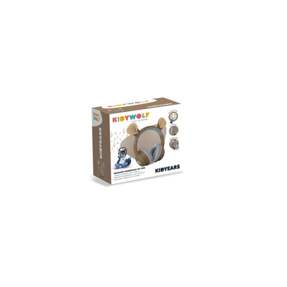 Kidywolf Kidyears -bluetooth Headset Magnetische Oortjes - Beer