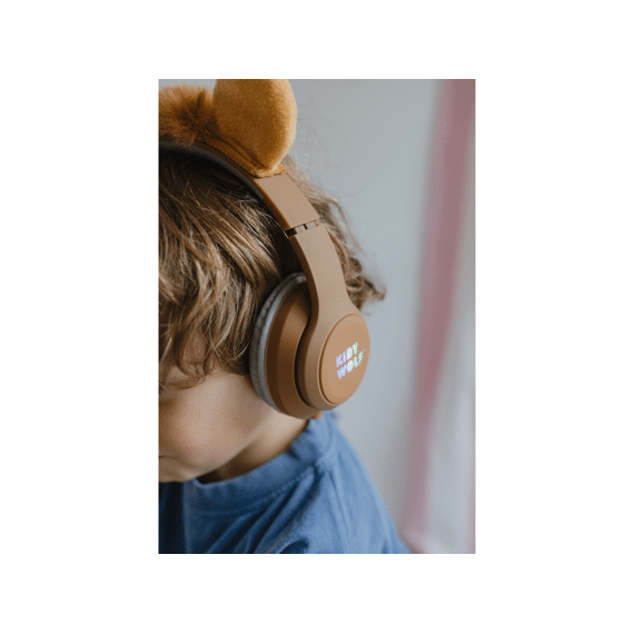 Kidywolf Kidyears -bluetooth Headset Magnetische Oortjes - Leeuw