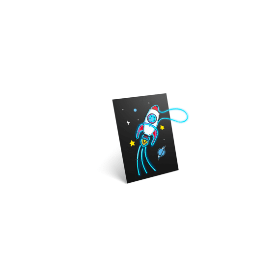 Kidywolf Kidyneon Light-up Wall Art Complete Set