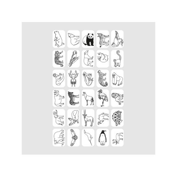 Kidywolf Kidydraw Mini Refil - Animals Around The World - Oceans And Pirates