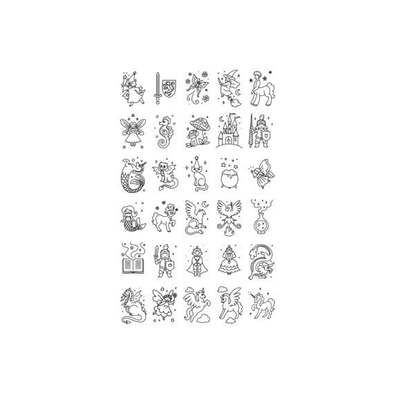 Kidywolf Kidydraw Mini Refil - Once Upon A Time - Animals