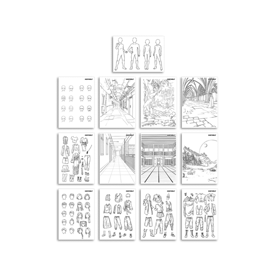 Kidywolf Kidydraw Pro Mobiele Tekentablet A4 - Blue