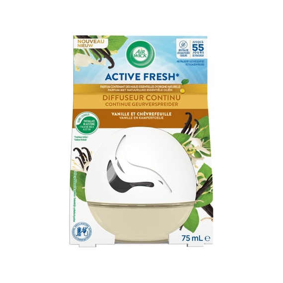 Airwick Luchtverfrisser Deco Sphere Vanille En Kamperfoelie 75ml