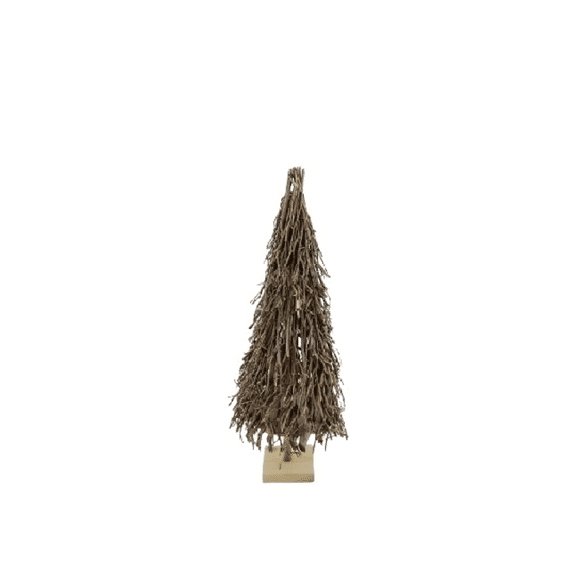 Kerstboom Hout Naturel D20xh45cm