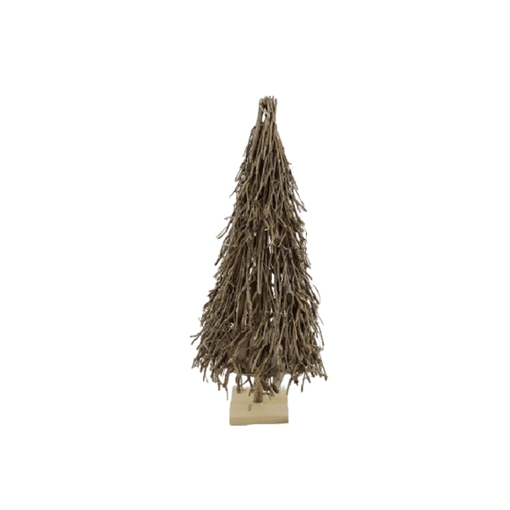 Kerstboom Hout Naturel D30xh65cm