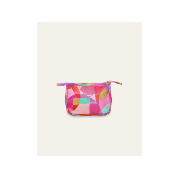 Oilily Sassy Circles Cam Cosmetic Bag - Prism Pink