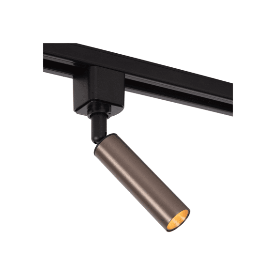 Lucide Track Keoni Railspot - 1-fase Railsysteem / Railverlichting - 1xg9 - Koffie