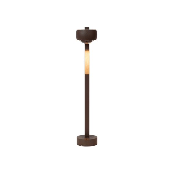 Lucide Estal - Sokkellamp - Led - 1x9w 2700k - Ip54 - Roest Bruin