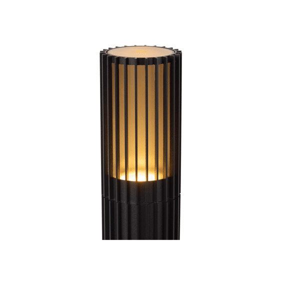 Lucide Timbala - Sokkellamp - 1xgu10 - Ip44 - Zwart