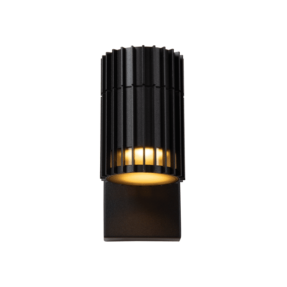 Lucide Timbala - Wandspot / Wandlamp Binnen/buiten - 1xgu10 - Ip44 - Zwart