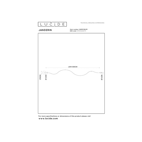 Lucide Janderin - Plafonnière - Led Dimbaar - Cct - 1x36w 2700k/4000k - Champagne Kleur