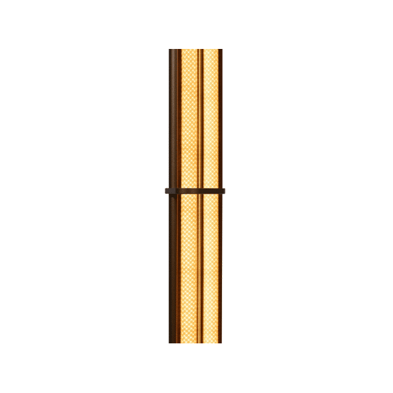 Lucide Janderin - Vloerlamp - Led Dimbaar - Handbewegingssensor - Champagne Kleur