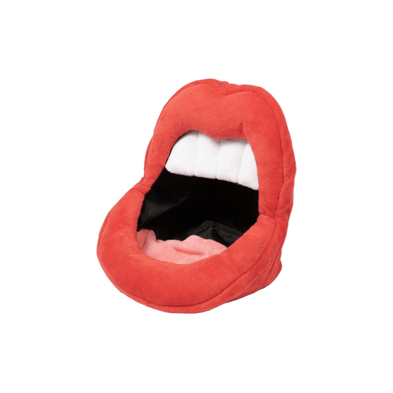 Knuffelspeeltje Happy Hangry 17x18x18cm Rood