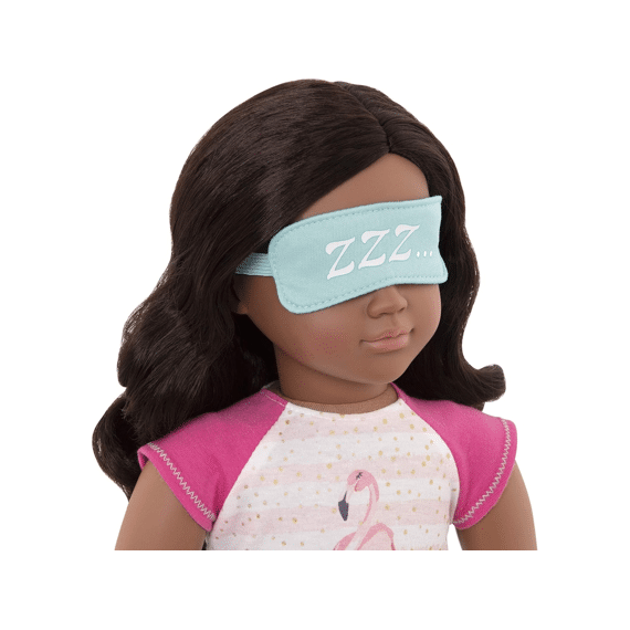 Our Generation Pyjama, Slaapmasker En Flamingo Slippers