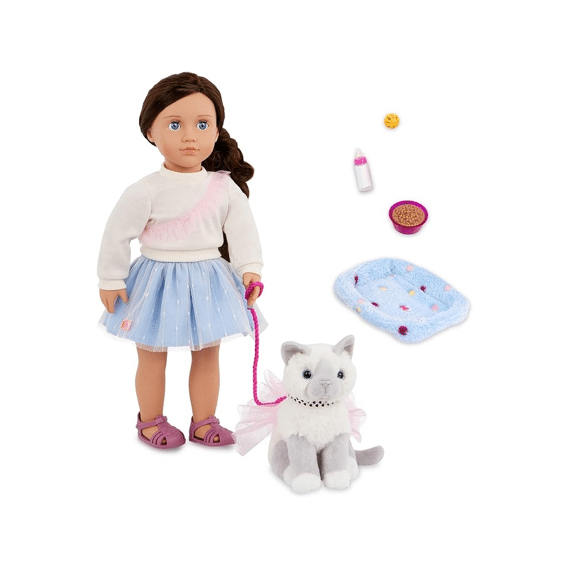 Our Generation Pop Met Poesje En Acc 45cm