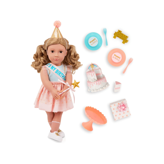 Verjaardags Pop Activiteiten Romy Met Accessoires