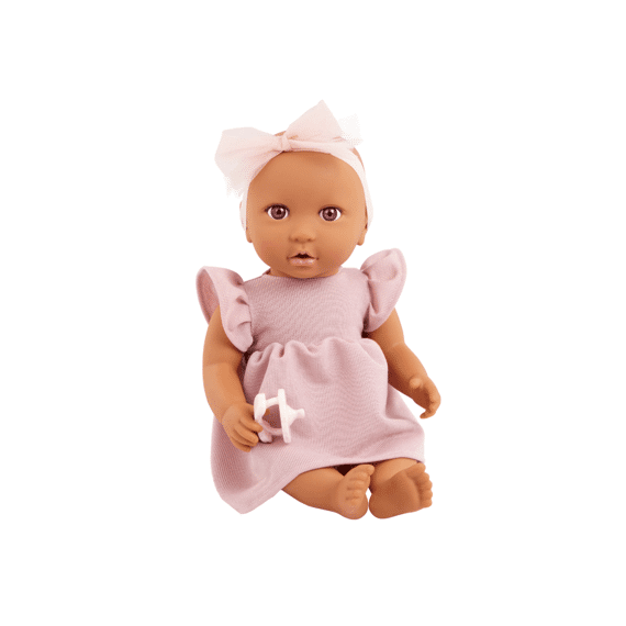 Pop Roze Jurk En Haarband Pink 35cm