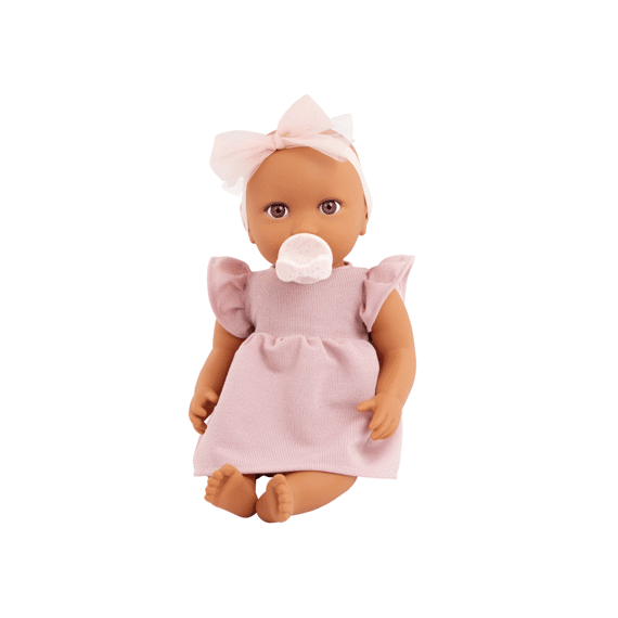 Pop Roze Jurk En Haarband Pink 35cm