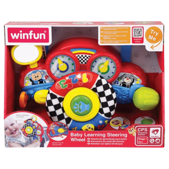 Winfun 782 Babyleerstuur Met Realistische Geluidseffecten