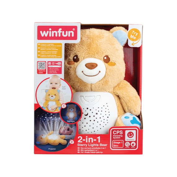 Winfun 825 Sterrenlichtbeer 2 In 1 Met Geluid