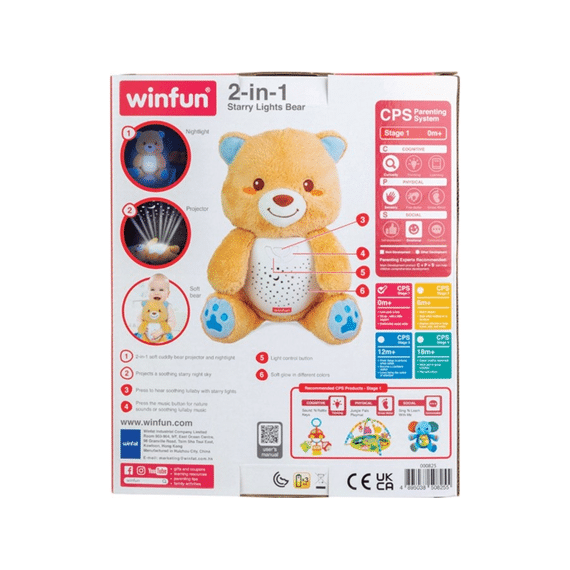 Winfun 825 Sterrenlichtbeer 2 In 1 Met Geluid