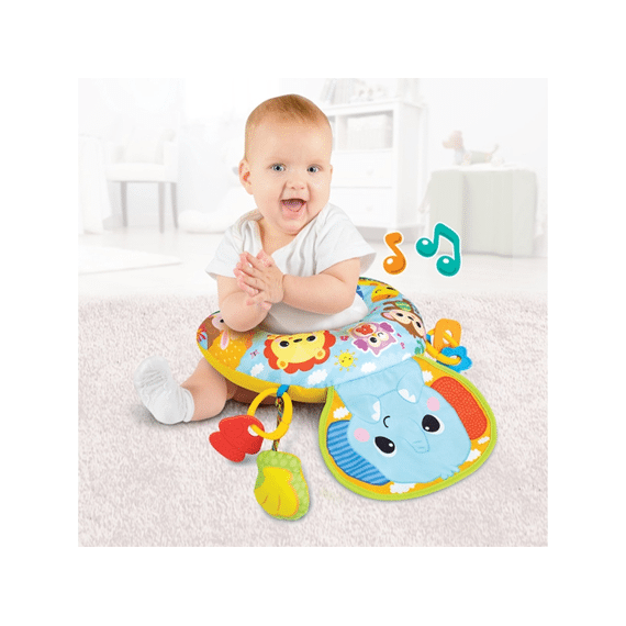 Winfun 230101 Jungle Fun Tummy Time Kussen Met Geluid