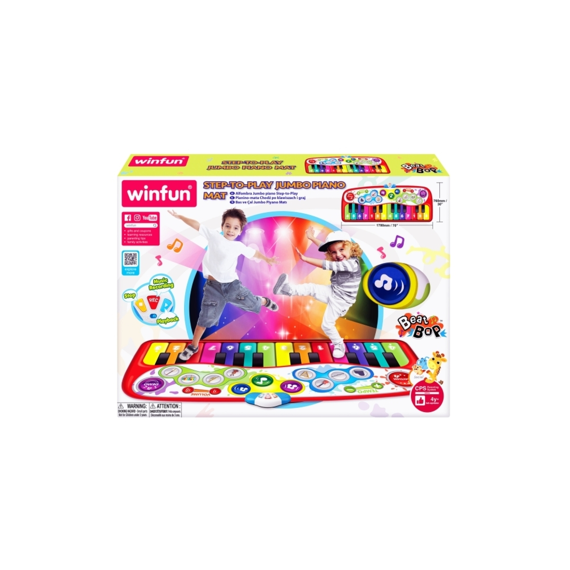 240901 Step To Play Jumbo Pianomat 24 Pianotoetsen Met 25 Liedjes En Licht