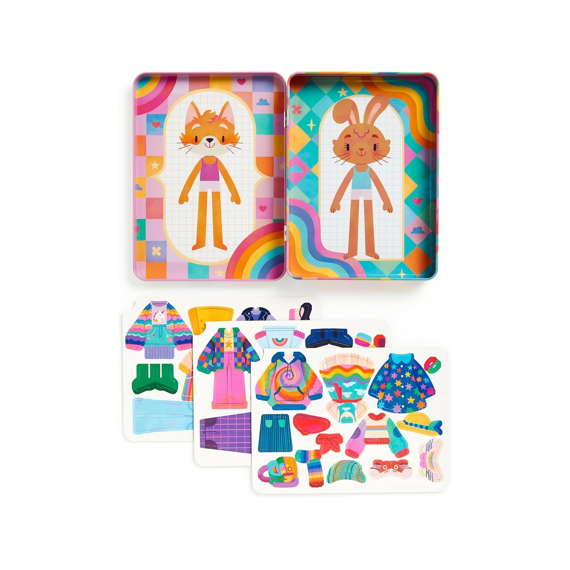 Mudpuppy Magnetisch Speelset Dress-up Rainbow Fashion +4jaar