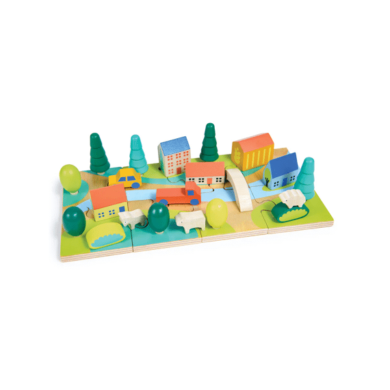 Mentari Bambino Tiny Town Puzzel +3 Jaar